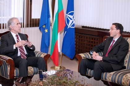 Minister Daniel Mitov met with the Ambassador of the Lebanese Republic